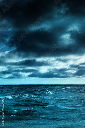 Icy gulf of Riga  Baltic sea.