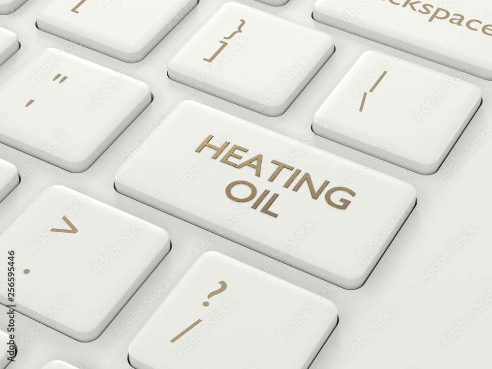 3d render of keyboard with heating oil button 3d render of keyboard with heating oil button