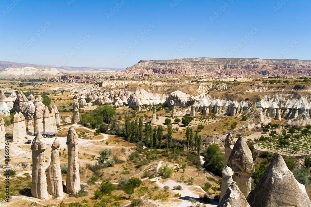Fantastic landscape of Turkish Cappadocia.
