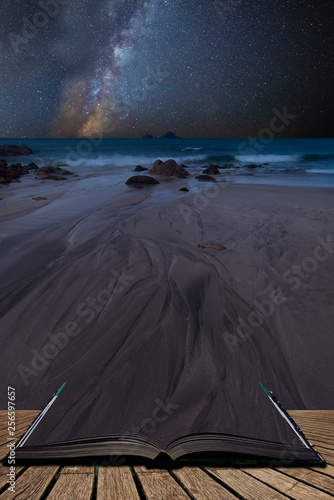 Vibrant Milky Way composite...