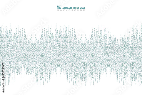 Abstract blue square pattern of sound wave design background. You can use for ad, poster of music festival, print, cover design, artwork.