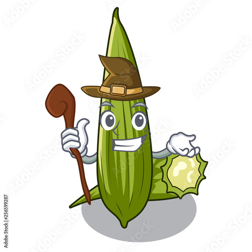 Witch luffa in the a cartoon shape