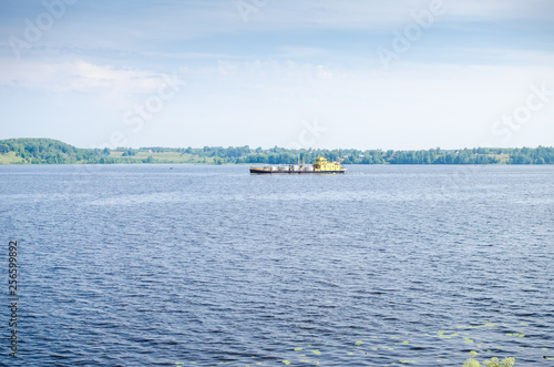 boat on the river