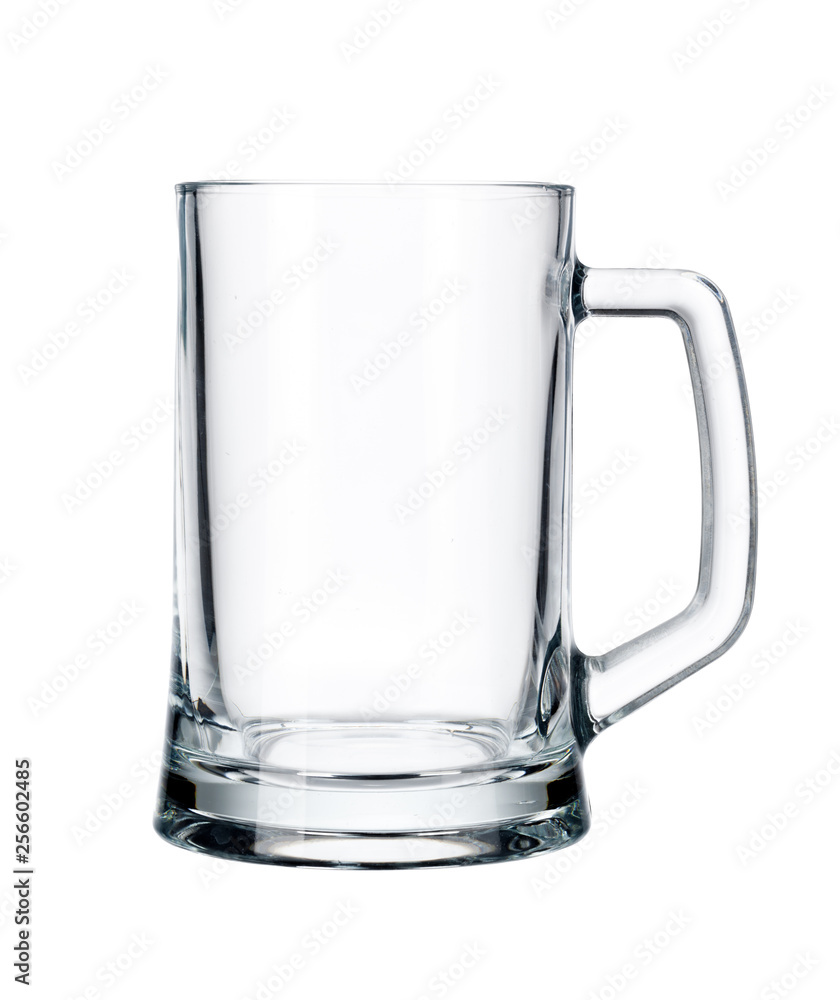Empty beer mug isolated on white background Empty beer mug isolated on white background