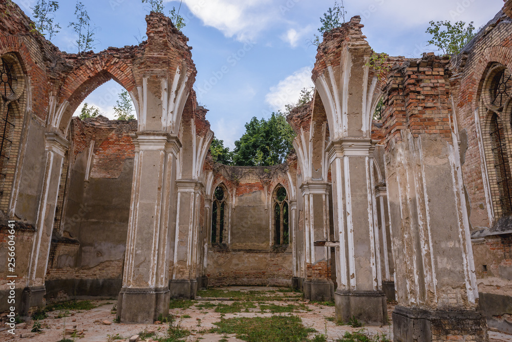 Church ruins in Jalowka