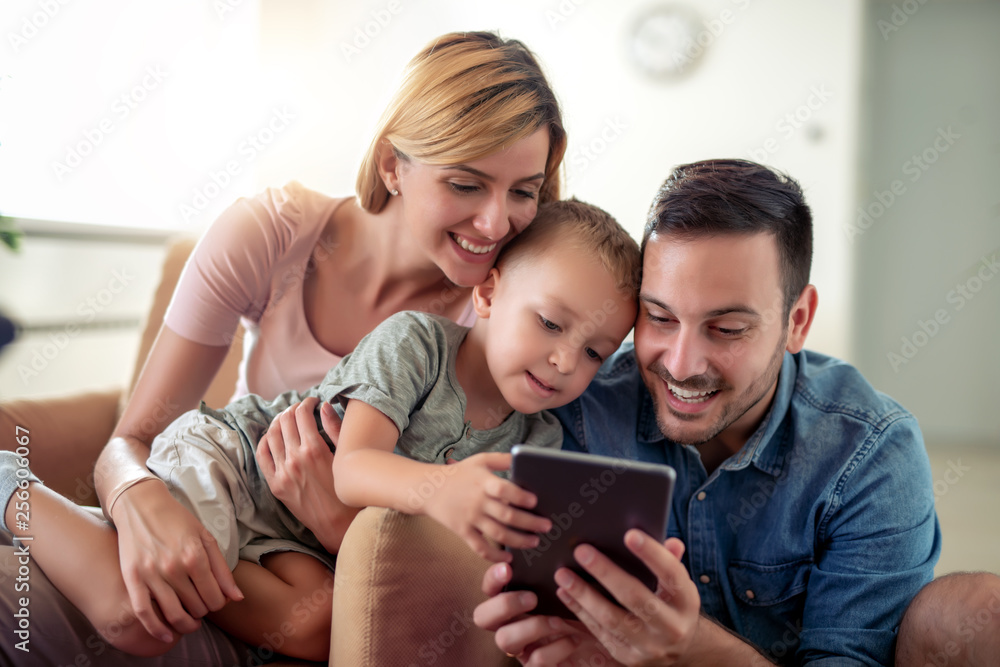 Family enjoying in time together Family enjoying in time together