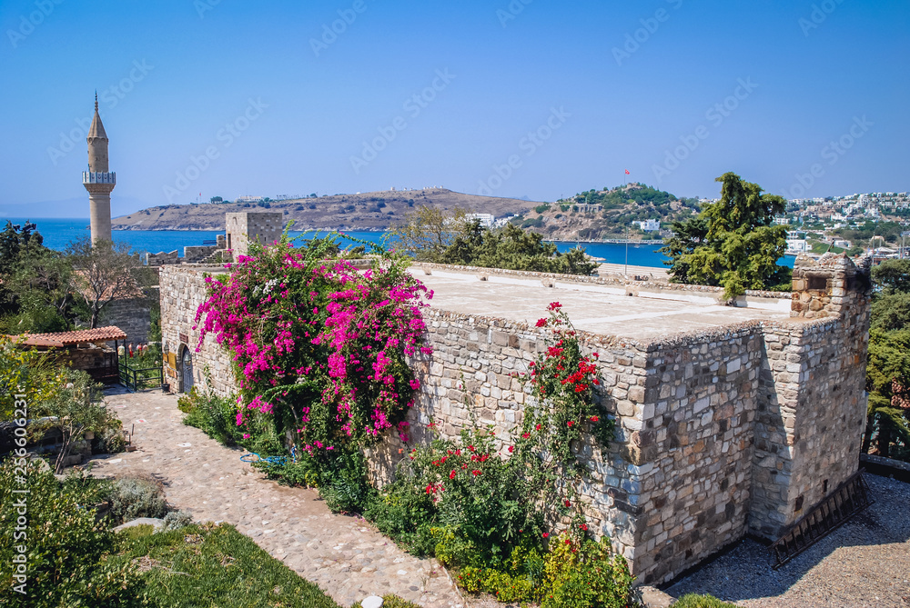 Bodrum fortress historical fortification located in the port city of Bodrum, Turkey