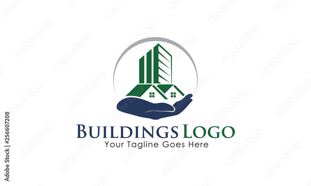 Fototapeta premium Buildings Logo