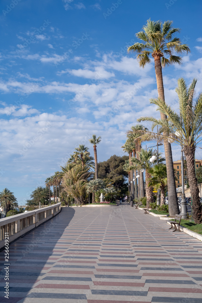 Promenade of the Empress (Corso Imperatrice), Sanremo, Italy