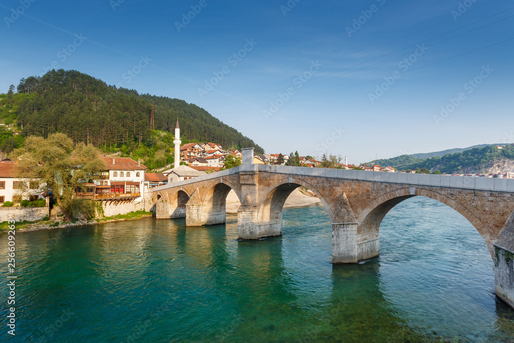 Konjic bridge, Bosnia and Herzegovina
