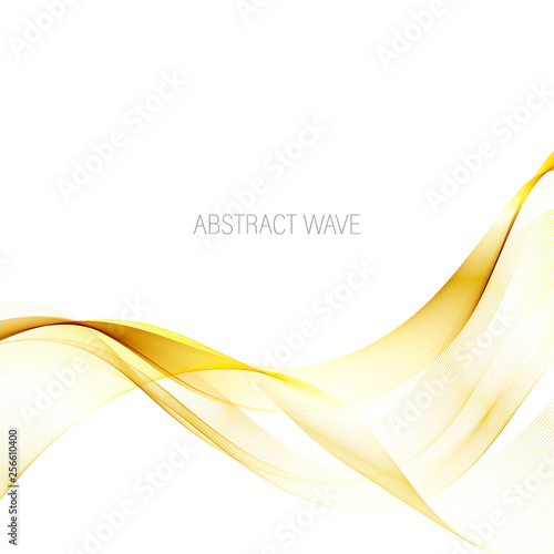 Vector Abstract smoky waves background. Template brochure design