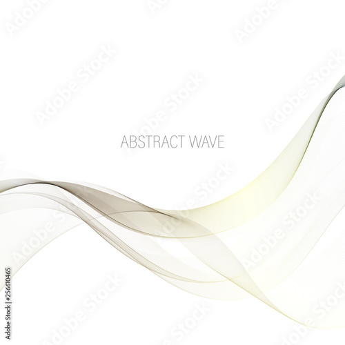 Abstract grey white waves and lines pattern. Vector