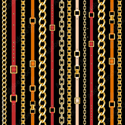 Chains and belts print