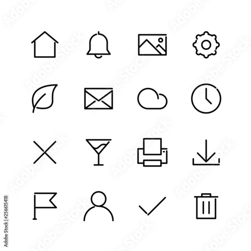 UI / UX modern line icons