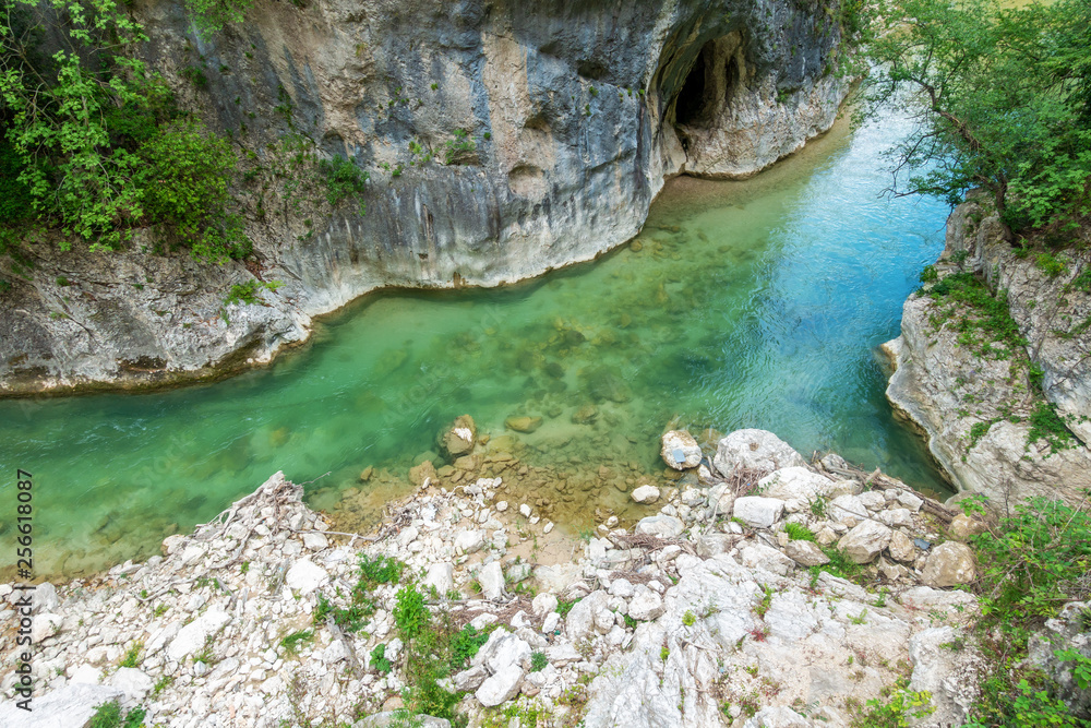 gorge near Frasassi gorge near Frasassi