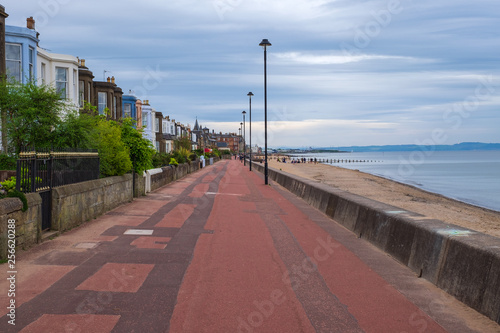 Promenade am Strand von Portobello in Edinburgh Schottland