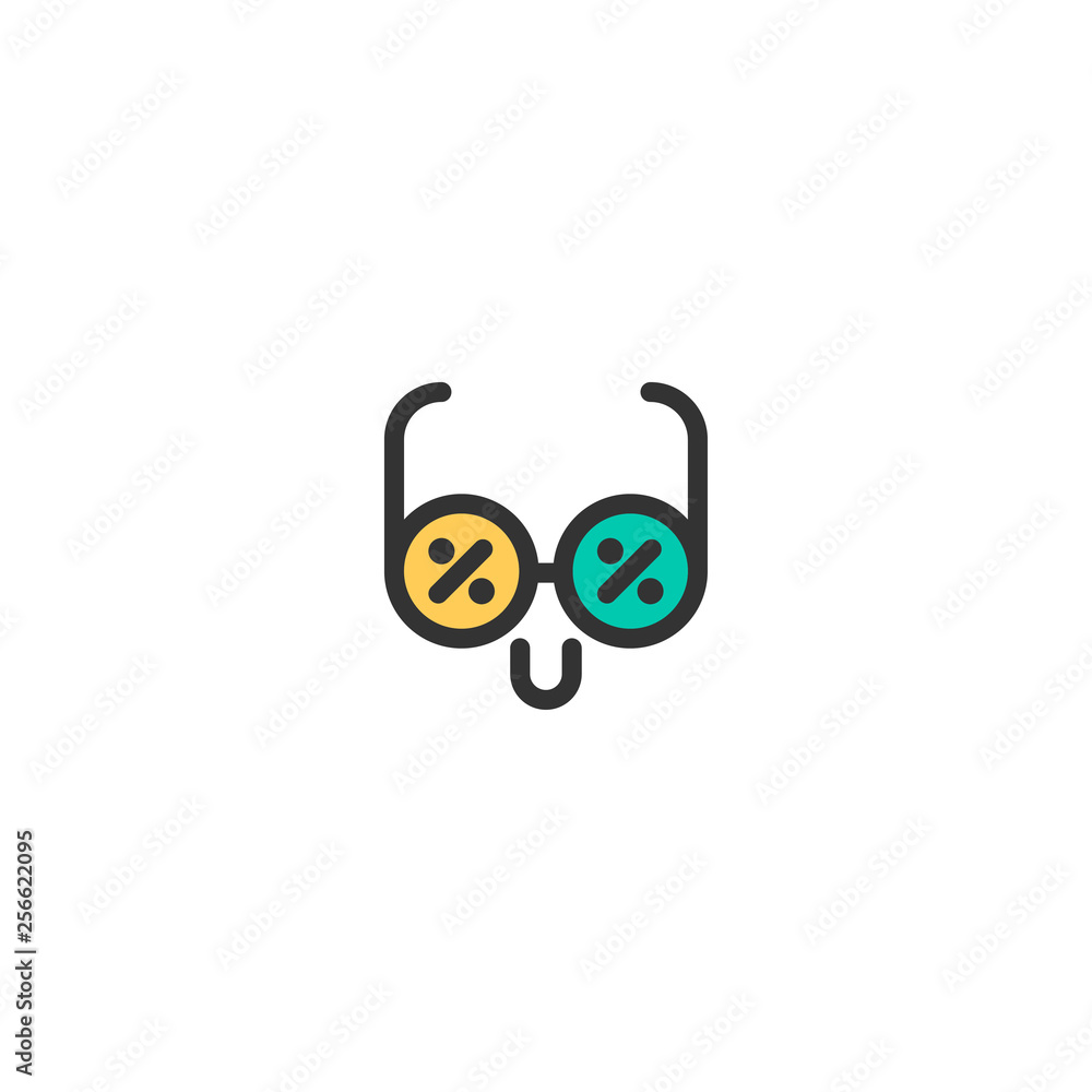 Glasses icon design. e-commerce icon vector design Glasses icon design. e-commerce icon vector design