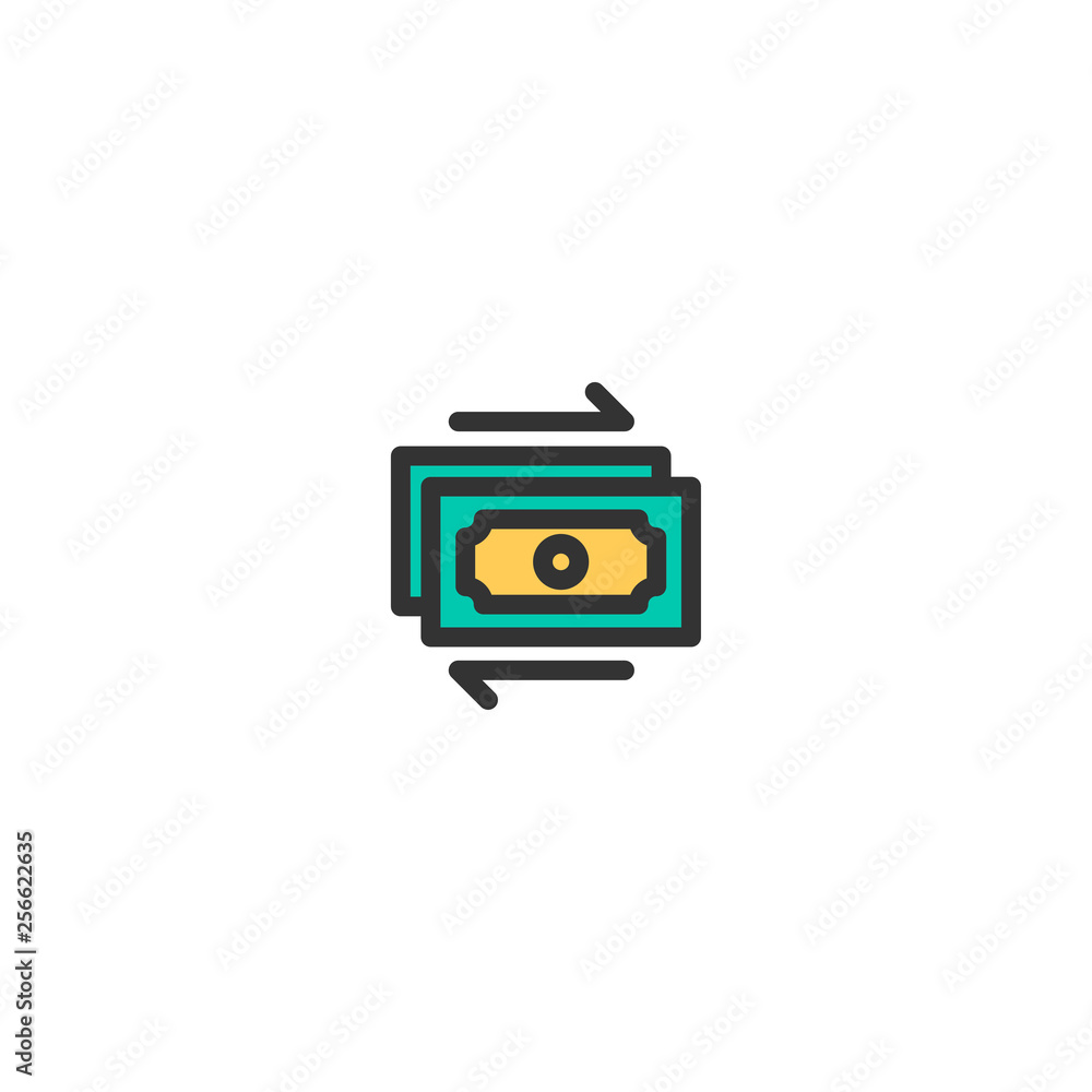 Cash icon design. e-commerce icon vector design