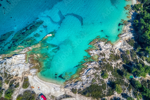 Kavourotrypes or Orange is a small paradise of small beaches located between Armenistis and Platanitsi in Sithonia, Chalkidiki, Greece