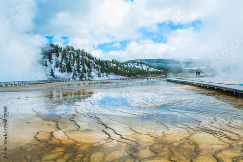 Grand Prismatic Spring in Yellowstone National Park - Wyoming, US