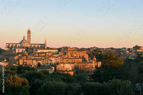 Sunset in the Siena