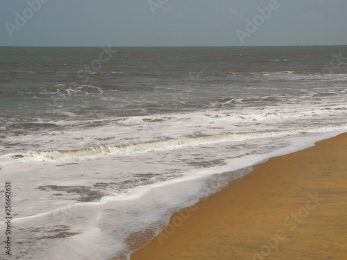Indian ocean coast Arabian sea in Kochi, Kerala, India