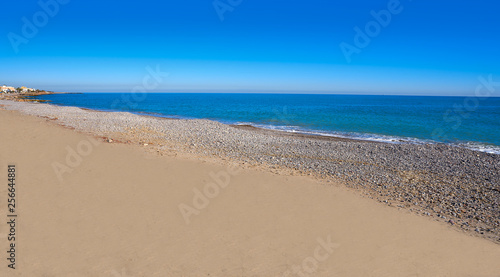 Almenara beach in Castellon of Spain
