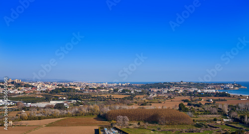 Altafulla aerial Skyline in Tarragona