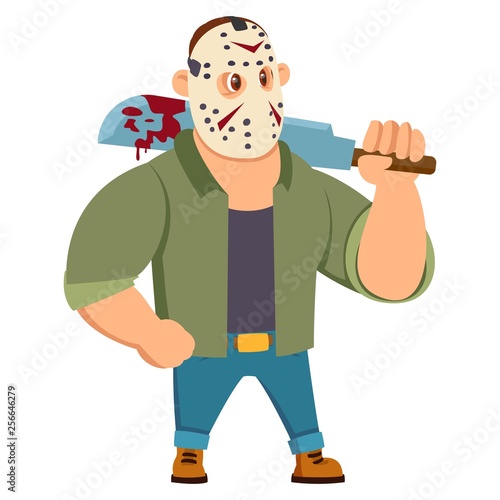 Strong Man in Green Ruach with an Awesome Mask