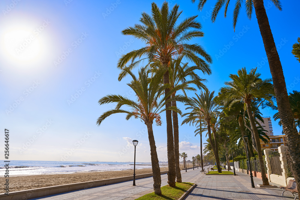 Obraz premium Benicassim Almadrava playa beach Castellon