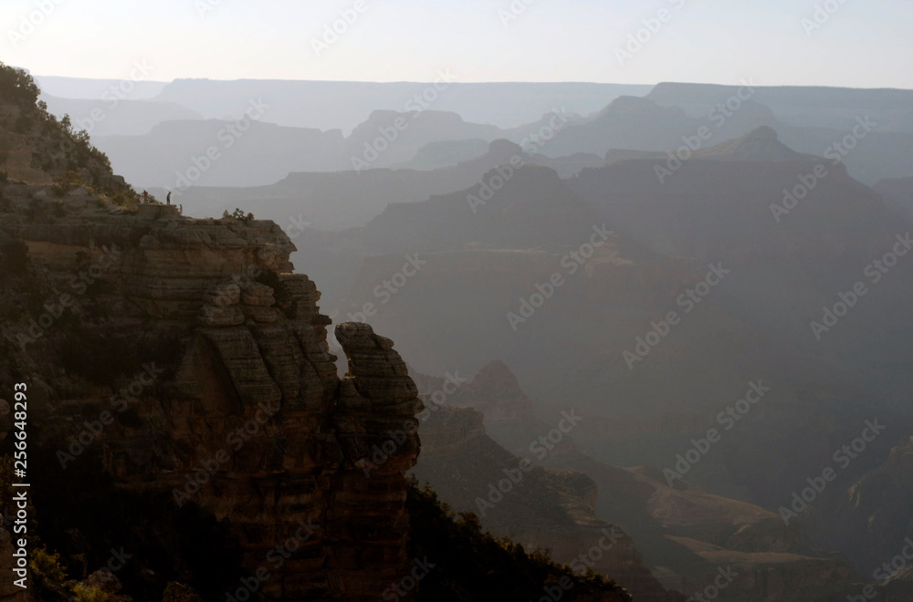 Naklejka premium grand canyon mountains background