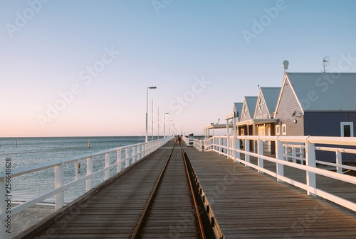 Obraz na plátne busselton jetty at sunset