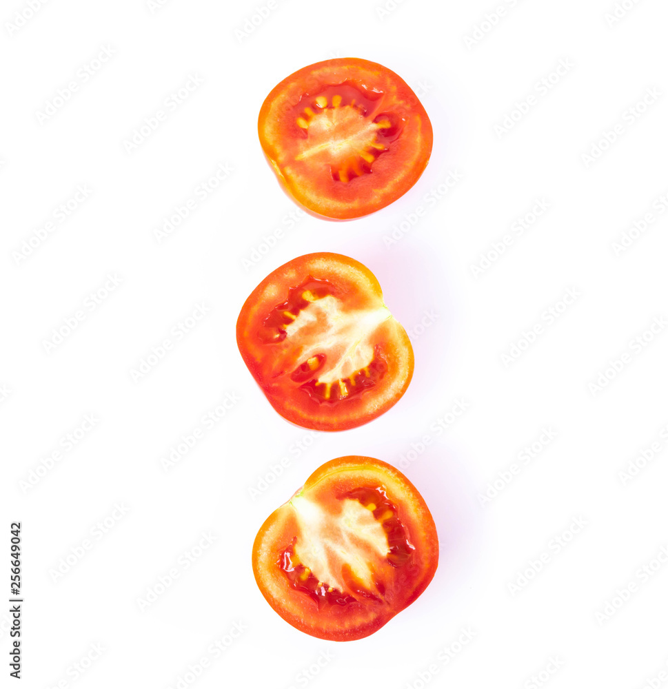 Fresh tomatoe isolated on white background, Raw food Fresh tomatoe isolated on white background, Raw food