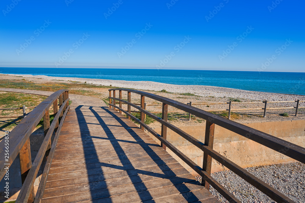 La Llosa beach in Castellon of Spain