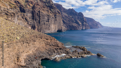 Giant cliffs Los Gigantes on a coast of Tenerife