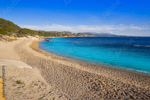 Morro de Gos beach in El Perello Tarragona © lunamarina