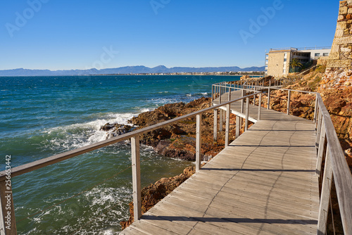 Salou Platja Capellans beach in Tarragona photo