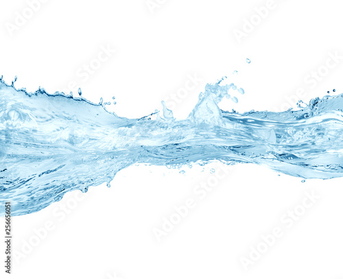 Water splash isolated on white background water