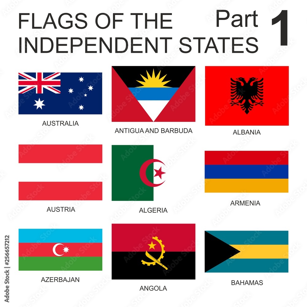 Flags of the independent states 1