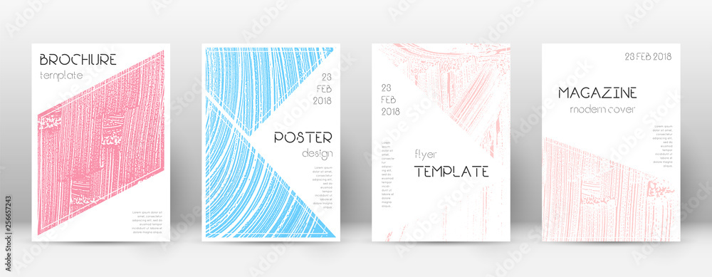 Cover page design template. Triangle brochure layo Cover page design template. Triangle brochure layo