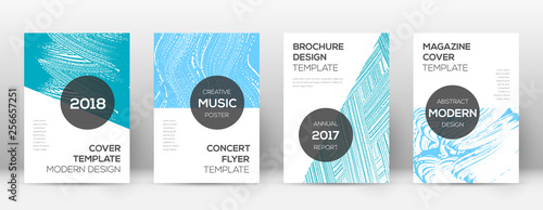 Cover page design template. Modern brochure layout