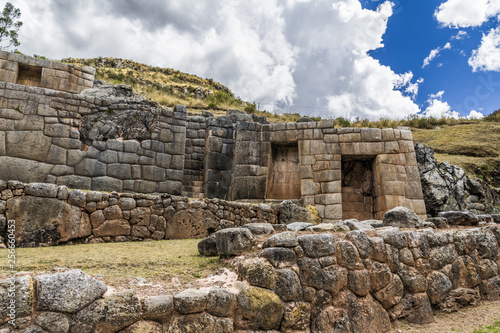 The ruins of the water temple in Cuzco