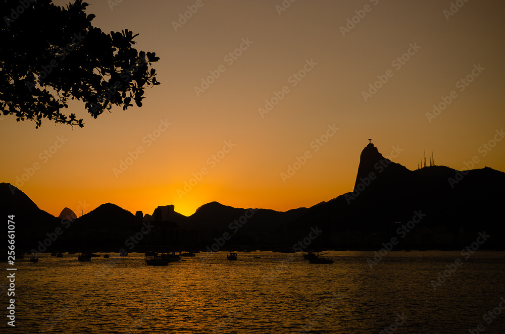 Por do Sol na Mureta da Urca - Rio de Janeiro