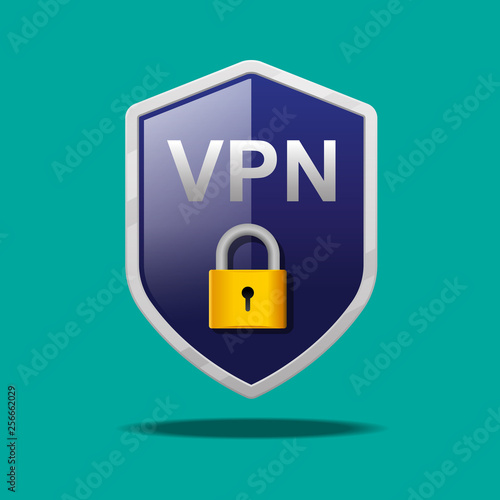 VPN icon vector illustration.