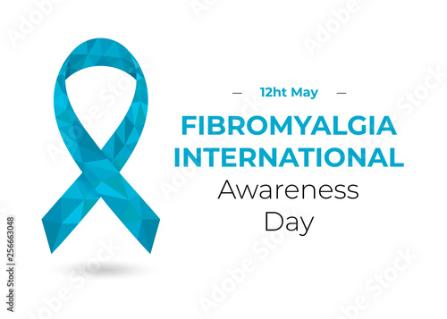 Fibromyalgia Awareness Day ribbon, 12th of May