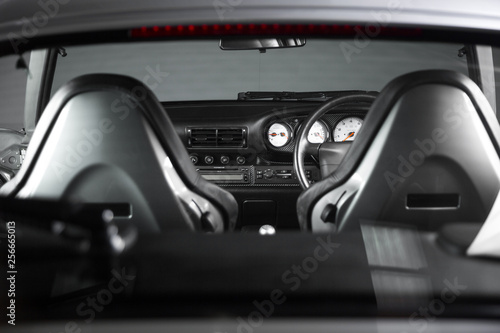 Interior or modern classic sports car © camerarules