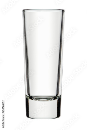 Single empty shot glass