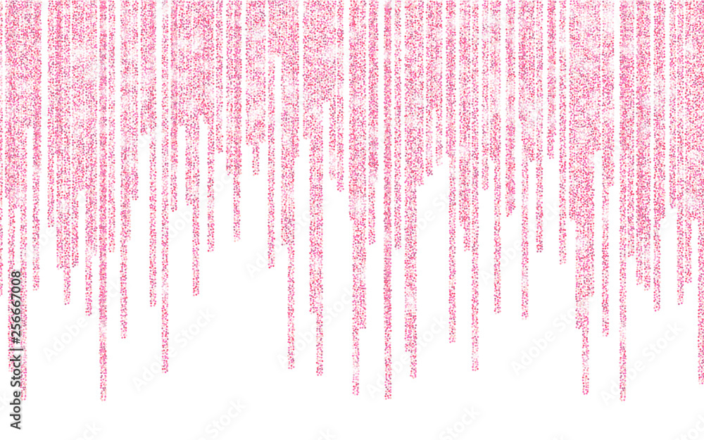 Pink glitter sparkle on a transparent background. Rose Gold Vibrant background with twinkle lights. Vector illustration Pink glitter sparkle on a transparent background. Rose Gold Vibrant background with twinkle lights. Vector illustration
