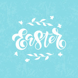 Easter celebration lettering