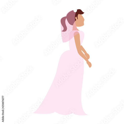 Wedding bride cartoon